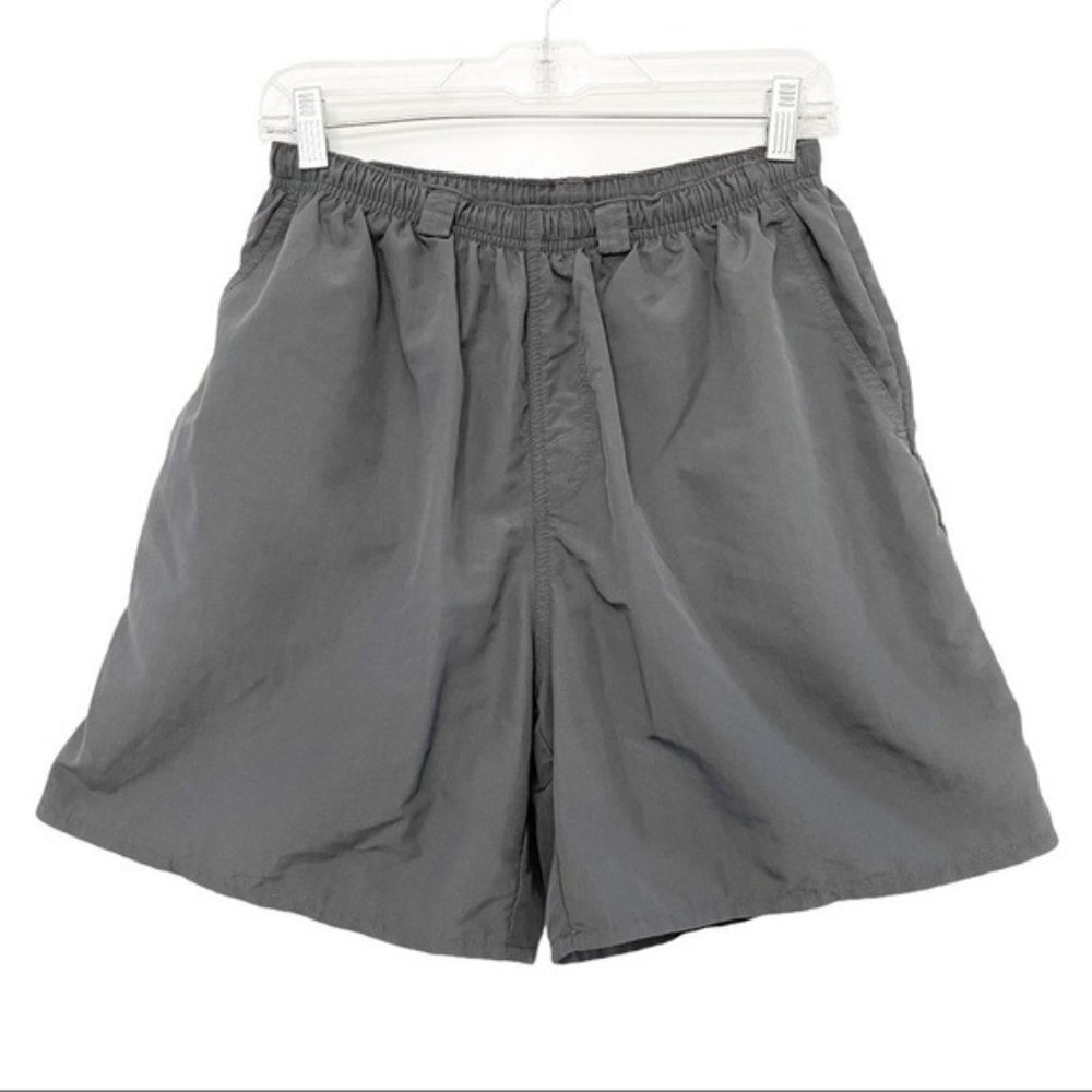 L.L. Bean Woman Grey‎ Lined Padded Seat Cycling Bike Shorts Mountain Bike M